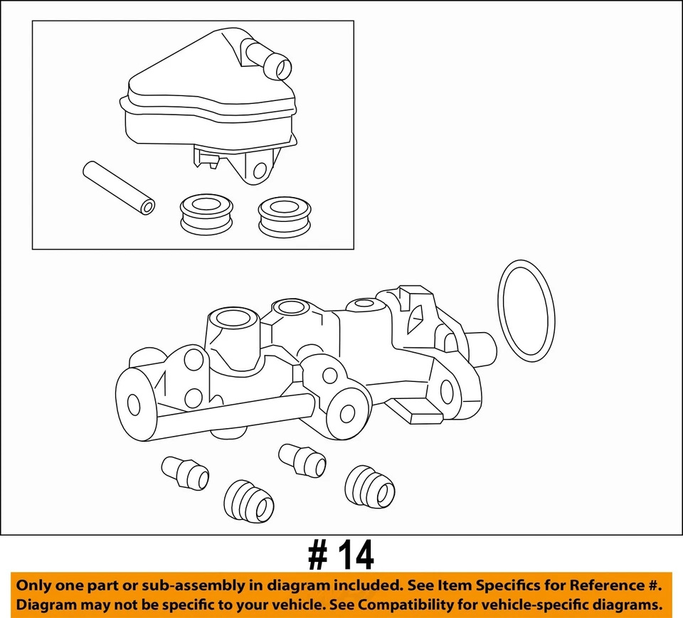 Cilindro maestro de freno usado se adapta a: Honda Accord 2.0 2015 grado A Foto 4 de 4