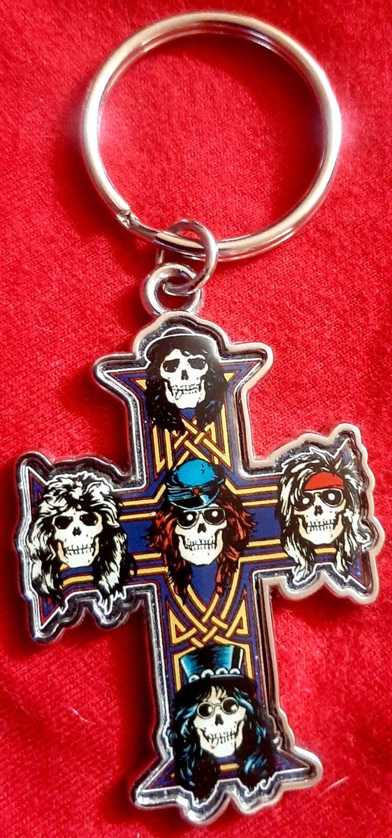 Guns N Roses 2014 KeyChain Cross Appetite for Destruction by
