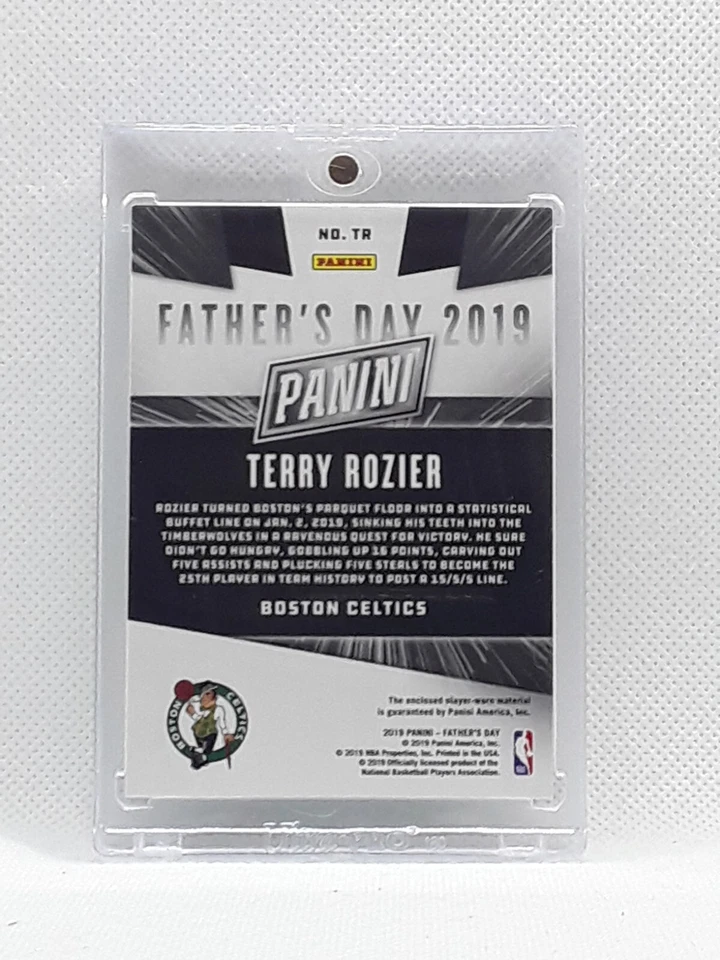 *1/1* Terry Rozier 2019 Panini Father's Day - LOGO PATCH - Boston Celtics - Image 2 of 2