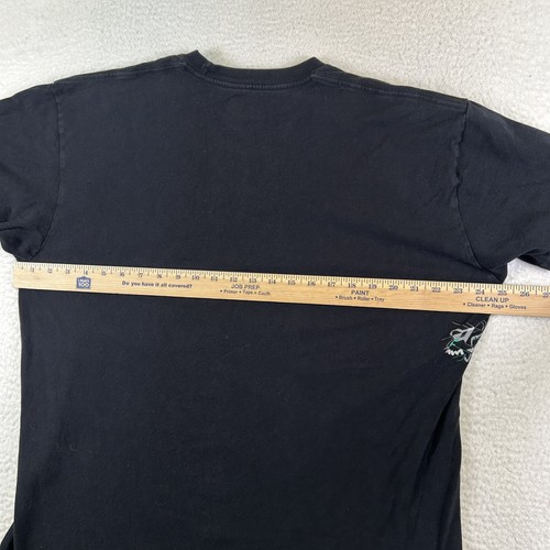 Vintage Fox Racing Shirt Mens XL Black Y2K 2000s Geometric Graphic Tee Cotton - Picture 7 of 8