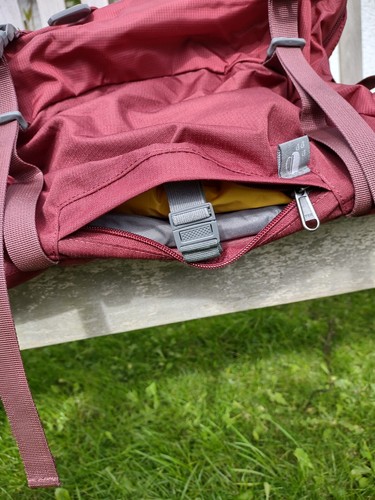 Jack Wolfskin Highland Trail 55 Rucksack - Backpack - Burgundy - BRAND NEW! - Picture 11 of 18