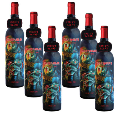 6 Flaschen Iron Maiden Darkest Red ROTWEIN 0,75 Liter 2023