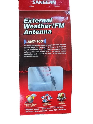AC/DC Adapter Power Supply For Sangean FATBOX FB-100 Industrial AM/FM Radio - Replacement Cord
