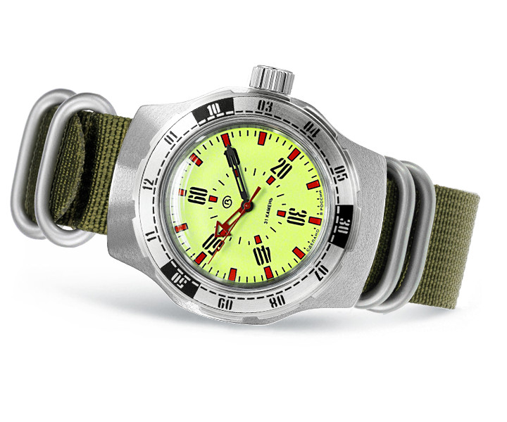 Vostok Amphibia 16032V Watch Automatic Pripyat Chernobyl USA - Main Image