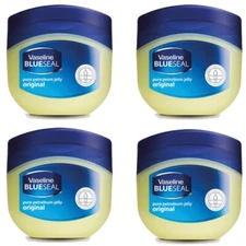 4 Pack Vaseline Original Pure Petroleum Jelly, 100ml (3.38 oz) 