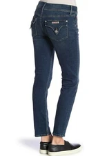 $189 NWT HUDSON Sz28 COLLIN ANKLE MIDRISE SKINNY STRETCH JEANS HUSH BLUE