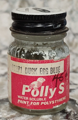 FLOQUIL POLLY S - MODEL & HOBBY PAINT for POLYSTYRENE 5/8 oz PCE71 DUCK EGG BLUE
