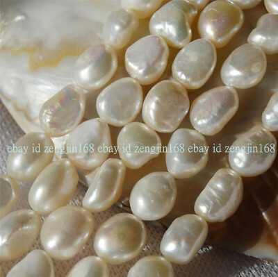 Natural Baroque Pearl Cultured Freshwater Pearl Beads With Brass Findings White Golden 17 5 23 5x16 22x8 9mm Hole 0 7mm