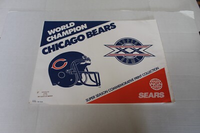 NFL CHICAGO BEARS スタジャン SEARS BOYS NFL Chicago Bears Bomber Varsity Jacket Letterman Navy Blue