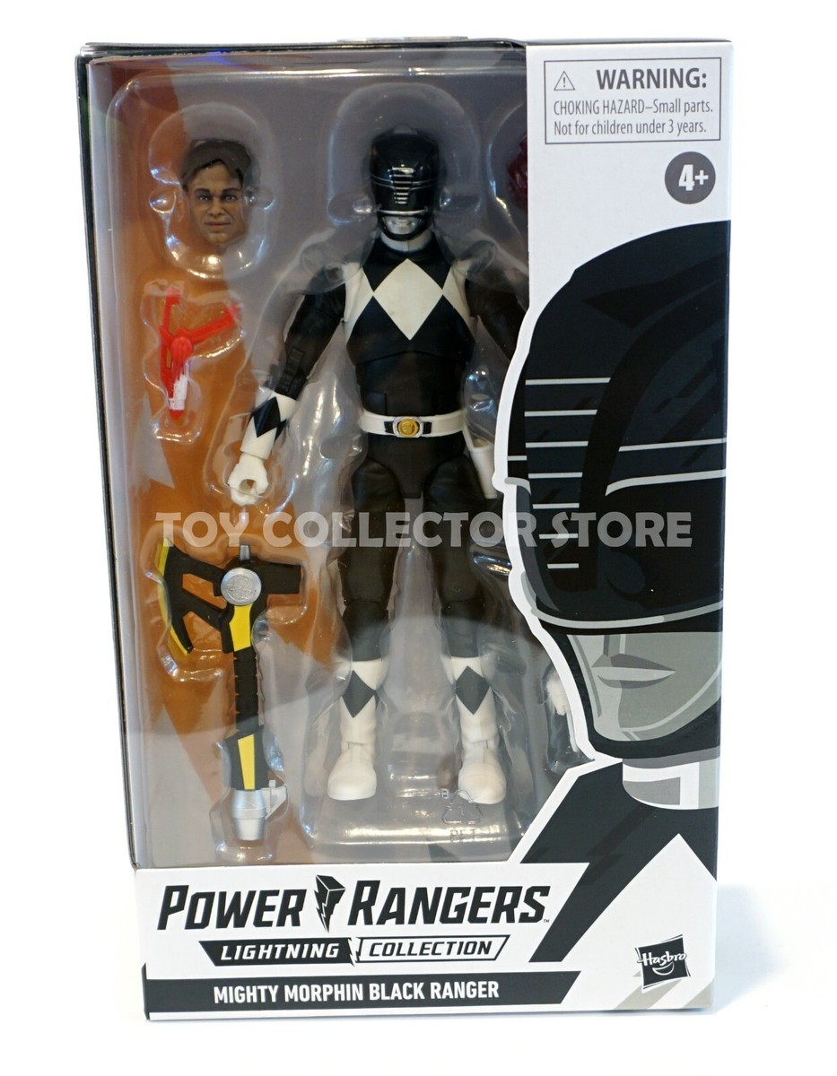 Power Rangers In Space Lightning Collection Black Ranger 6 Action Figure Hasbro Toys