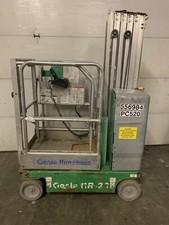 2013 GENIE GR20 20’ ELECTRIC RUNABOUT SCISSOR VERTICAL MAST DRIVABLE MAN LIFT