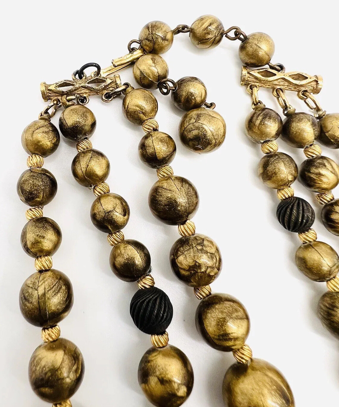HATTIE CARNEGIE Polychrome Necklace Bracelet Earrings Signed Vintage ...