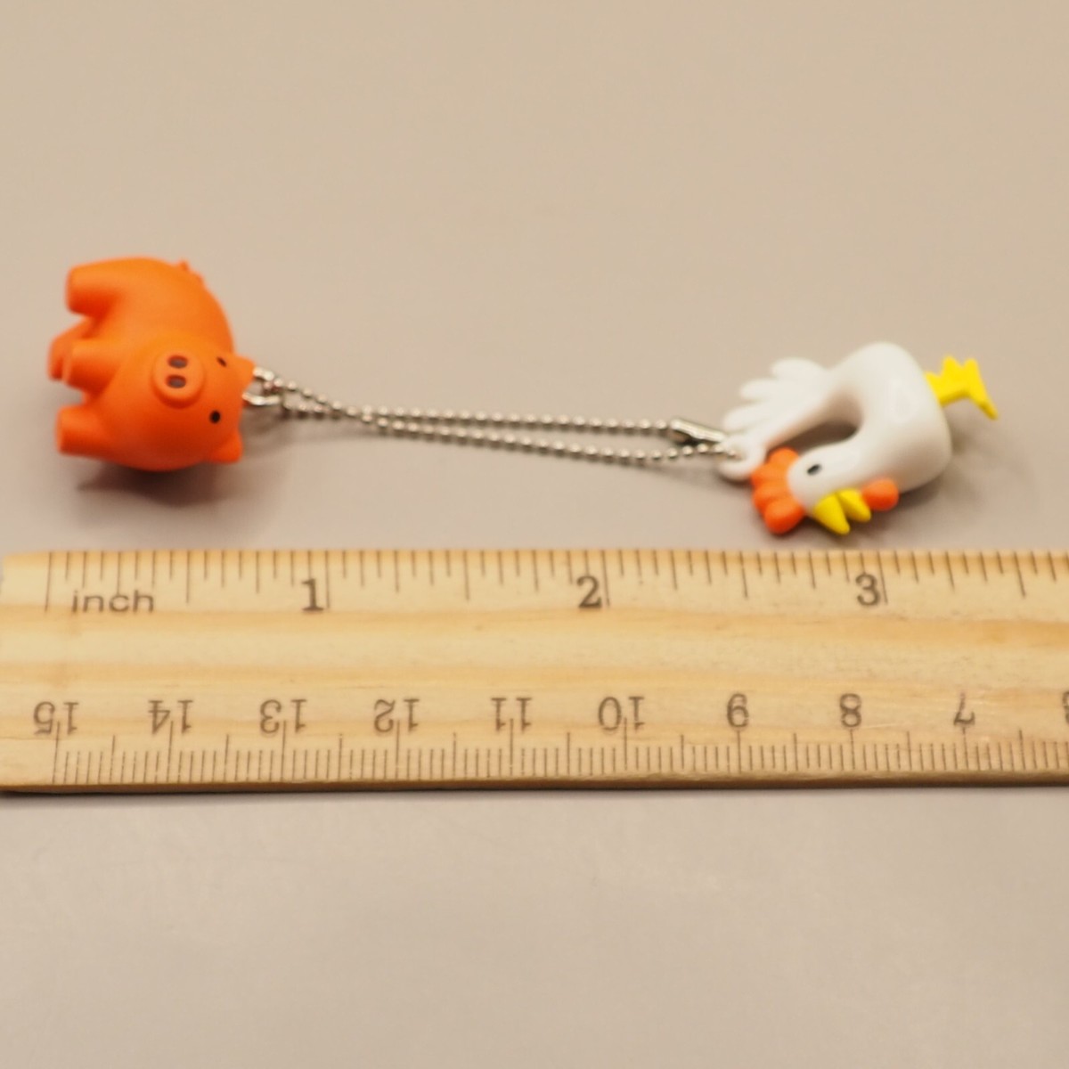 Pig Chicken Miffy Mascot Keychain Takara Tomy Arts Dick Bruna