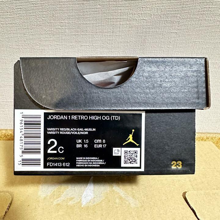 8Cm Air Jordan 1 High Chicago Baby Shoes | eBay