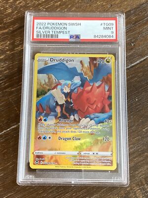 2022 Pokémon SWSH #TG09 Full Art Druddigon PSA 9 | eBay