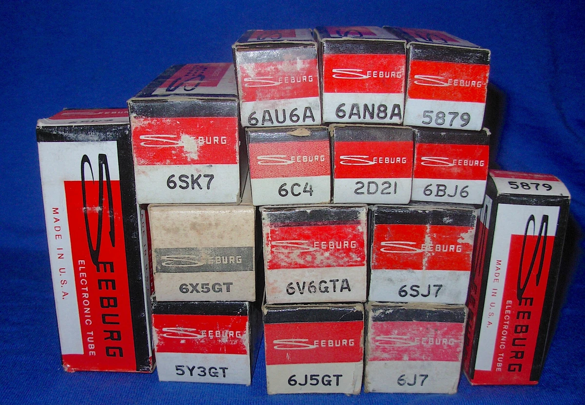 6 Tubi A Vuoto 6SK7/GT – Marche Assortite USA, Funzionanti E Forti, Made In USA
