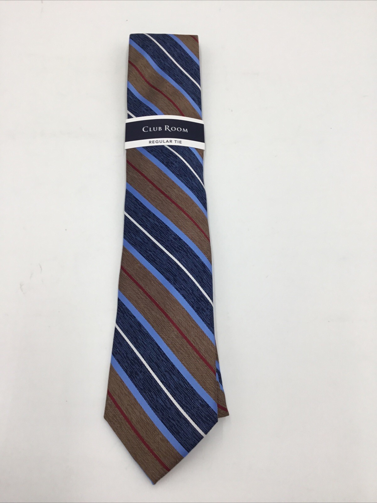 Клубный мужской галстук Delancey в полоску цвета коньяка - OS 3590₽