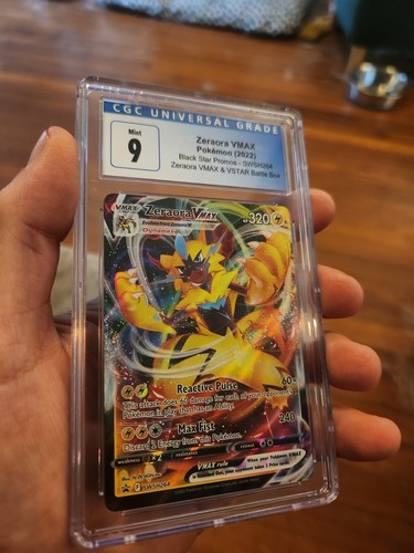 Zeraora VMAX graded CGC 9 for sale on eBay