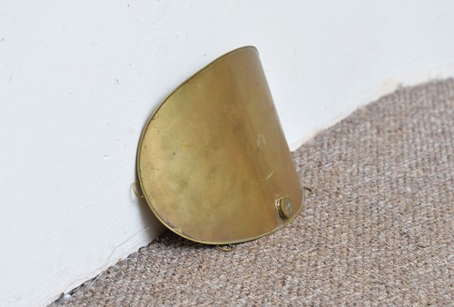 Vintage Old Brass Back Foot  Warmer / Bouillotte "DORA" Deposee PARIS - Picture 2 of 8