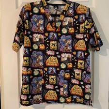 BARCO HALLOWEEN Scrub Top SIZE XSMALL