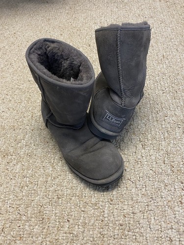 LL Bean Shearling Lined Short Boots 