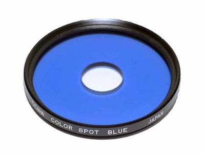 Centre Spot Blue Filter 55mm thread made in Japan Kood