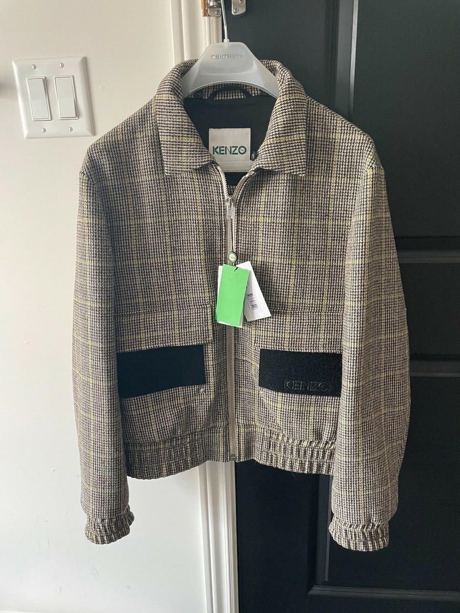 Kenzo Bomber Jacket Wool Brown Men | eBay