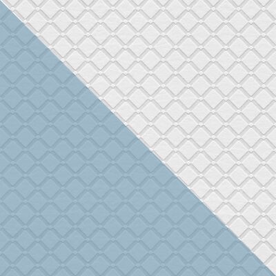Profhome 528117-GU Grafik Tapete Rauten Muster matt weiß 5,33 m2