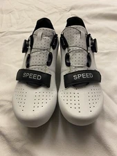 Mens or Womens Road Bike Cycling Shoes Peloton Bike Shoes Compatible Cleat 7.5-8