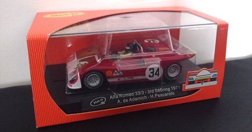 Slot It Alfa Romeo 33/3 White Partially Un-Assembled 1/32 Slot Car Kit CA11Z1