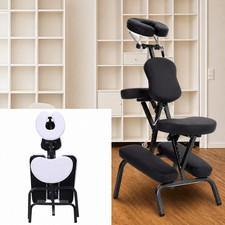 Folding Massage Chair Massage Beauty Salon Spa Tattoo Massage Seated PU Chair