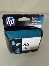 HP N9K01AN 65 Ink Cartridge - Tri-Color New Sealed 2023 Genuine
