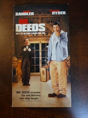 Mr. Deeds (2002) Adam Sandler, Winona Ryder VHS