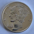1 oz .999 Fine Silver Round - Mercury Dime Design FREE SHIPPING!!!