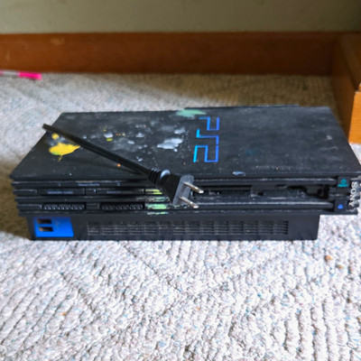 Sony PlayStation 2 PS2 Black Home Console w/ Power Cord SCPH-30001 NTSC-U/C