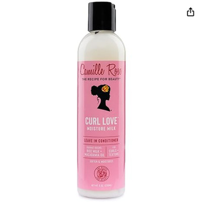 Camille Rose Leave-In Conditioner, Curl Love Moisture Milk   Curly Hair Moisture