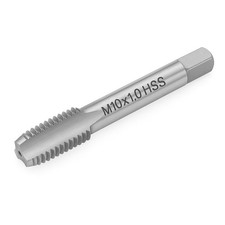 M10x1.0 Metric Thread Tap 6542 HighSpeed Steel Internal Threading Repair Tool