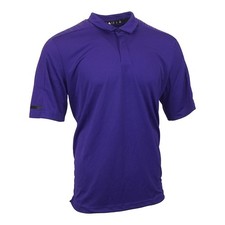 Adidas Men's Sideline Climalite Blank Purple Performance Polo Shirt