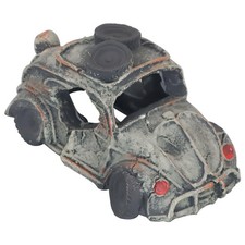 Virekm Aquarium Decorations for Fish Tank - Realistic Resin car, Multicolor 