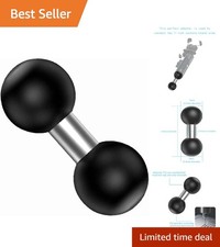 Stainless Steel 1 Inch Ball Mount Extension - Non-Slip and Water-Resistant