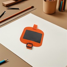 Armband Badge Holder: ID Card Sleeve - Adjustable Elastic Strap for Security