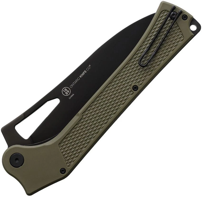 Ontario Camp Plus EDC Folding Knife 5½ Stainless Blade Glass Filled Nylon Handle - Image 3 of 3
