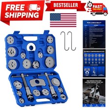 Heavy Duty 24pc Brake Caliper Tool Set - All-in-One Solution for Vehicle Service