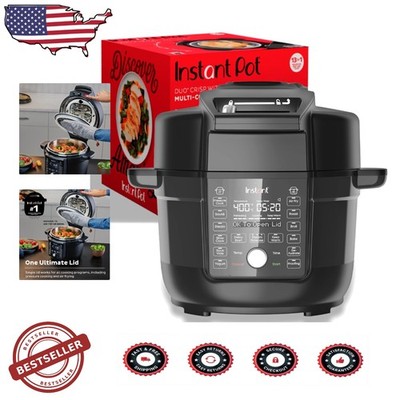Ninja Foodi 13-in-1 6.5 Qt Black Air Fryer Pressure Cooker Ultimate Lid