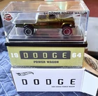 Hot Wheels Red Line Club 1:64 1964 Dodge Power Wagon Diecast Pickup Truck Green