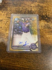 Juan Guerrero 2022 Bowman Chrome 1st Gold Rookie RC Refractor Auto /50 SSP