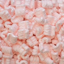 1 Cu Ft Pink Anti Static Packing Peanuts S Shape Loose Fill  Magicwater Supply