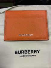 Burberry Orange Sandon Business Card Holder