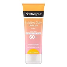 Neutrogena Invisible Daily Defense Lotion Sunscreen SPF 60 3oz / 88ml