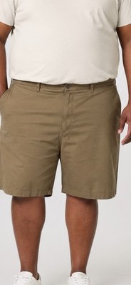 Dockers Mens Shorts 52 Khaki Supreme Flex Big Tall NWT